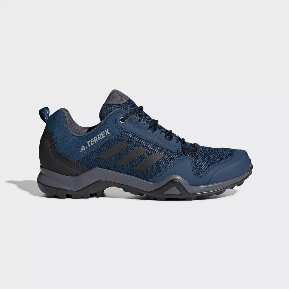Adidas Terrex AX3 Tenis De Seguridad Azules Para Hombre (MX-73805)